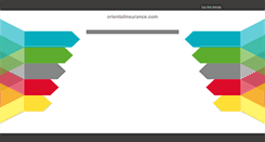 Desktop Screenshot of orientalinsurance.com